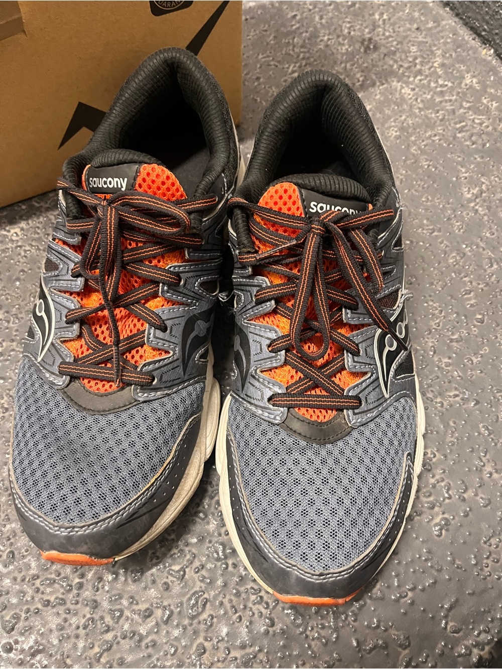 ASICS GEL-Nimbus 23 Women's Running Shoes Size 7.5 Blue Grey/Coral 1012A885